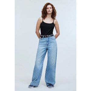 Madewell $138 Tall Curvy Superwide-Leg Jeans in Ahern Wash Size T28 NP689